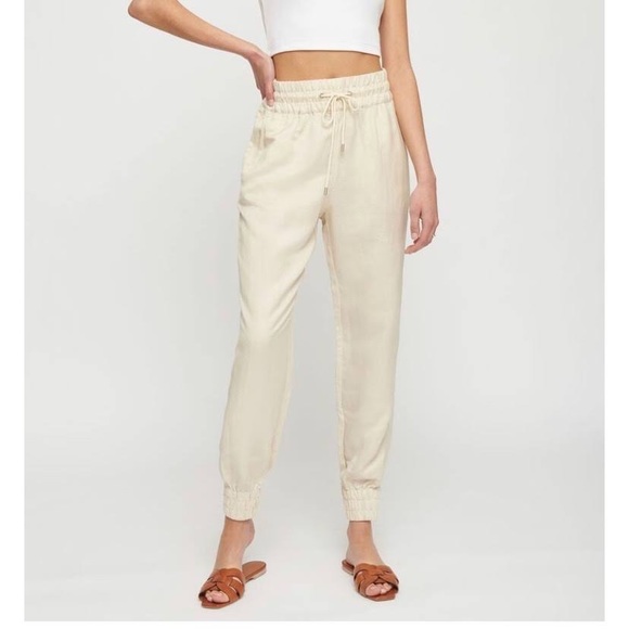 Dynamite Sacha Linen Joggers - Size XXS (Fits XS) - BNWT - Picture 1 of 4